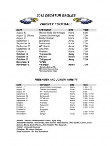 2012-2013 Varsity Football