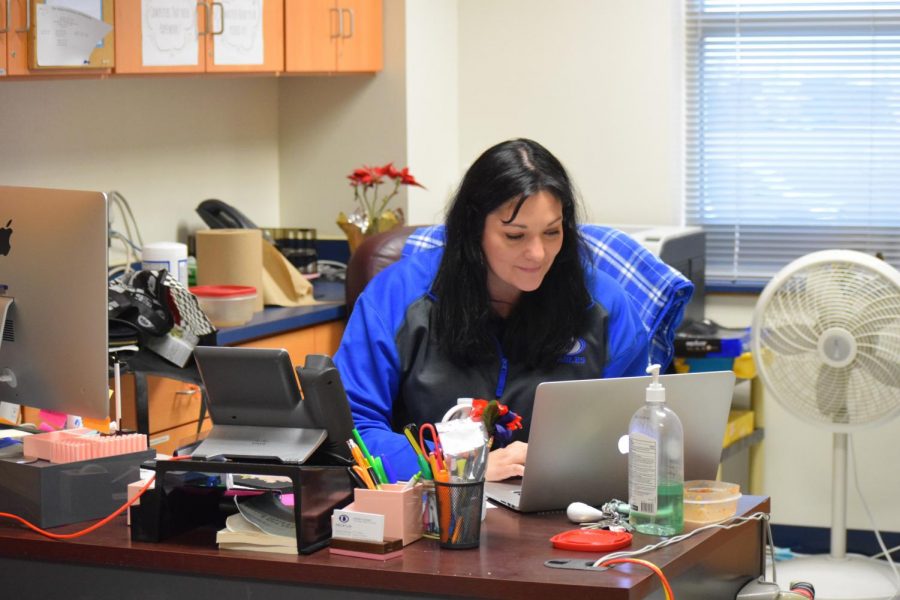 Photo courtesy of Jada Boner pictured: Amanda Coleman, the campus Tech Support Specialist