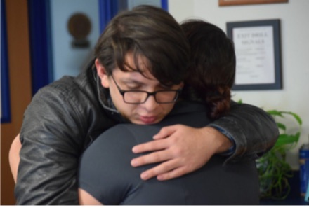 Pictured: Senior Nathaniel Carr with his mother, Viviana
Photo courtesy of Jada Boner