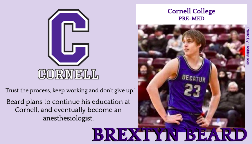 Brextyn Beard Signs With Cornell College for Basketball