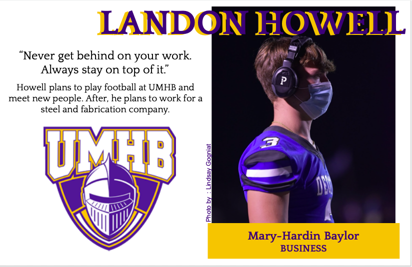 Landon Howell Signs With UMHB for Football