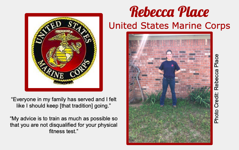 Rebecca Place Signs With USMC