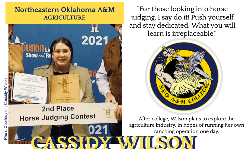 Cassidy Wilson Signs With Northeastern Oklahoma A&M