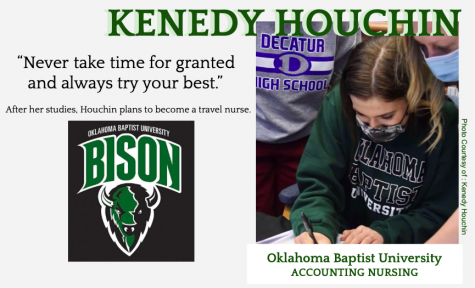 Kenedy Houchin Signs with Oklahoma Baptist for Volleyball