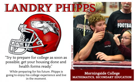 Landry Phipps Signs With Morningside for Football
