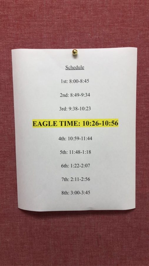 The new period has changed the original DHS schedule.