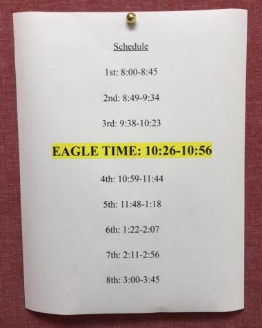 The new period has changed the original DHS schedule.
