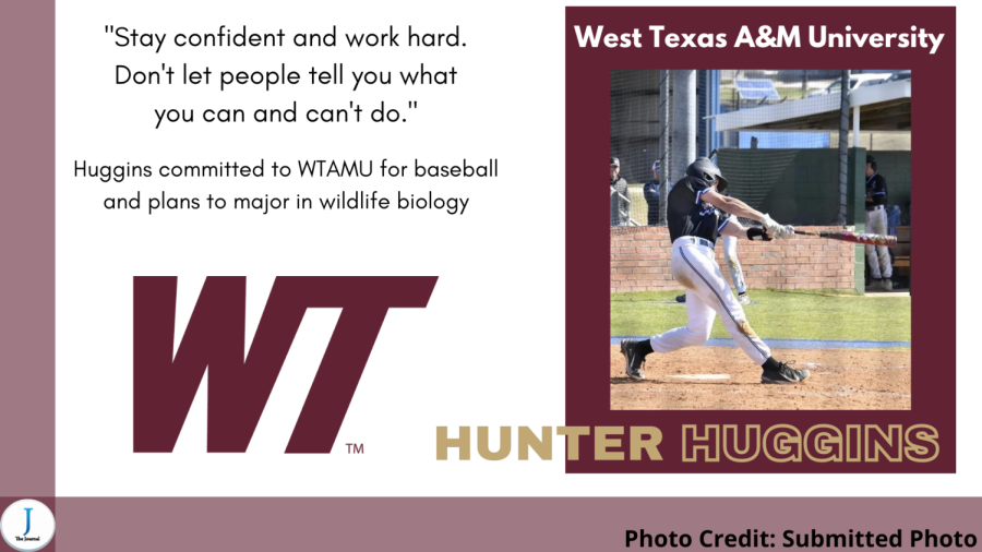 Hunter Huggins Signs with West Texas A&M for Baseball