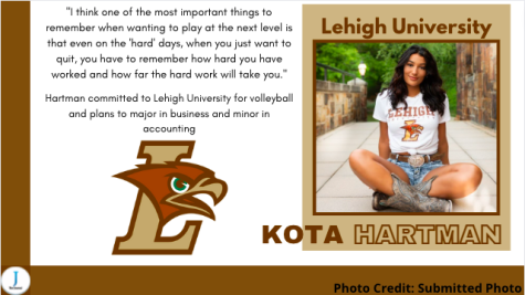 Kota Hartman Signs with Lehigh University for Volleyball