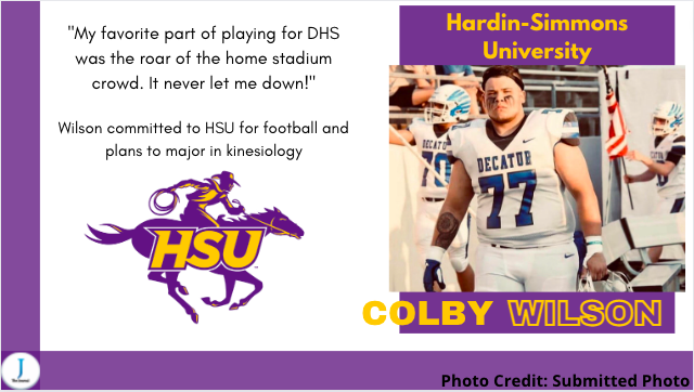 Colby Wilson Signs with Hardin-Simmons University for Football