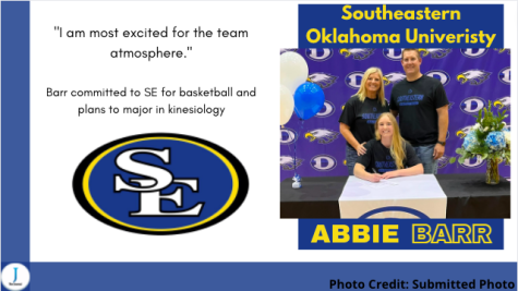 Abbie Barr Signs with Southeastern Oklahoma University for Basketball